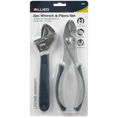 Allied International Pliers & Wrench Set - 2 Piece 90003